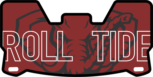 Alabama Tide Helmet Visors Full Size