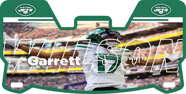 Garrett Wilson Jets Helmet Visors Full Size