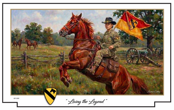 1st Cavalry Division - Living the Legend - Design 2