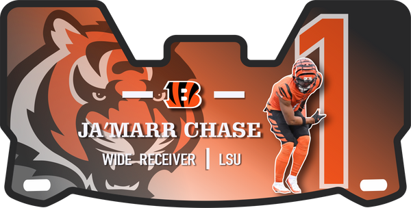 Joe Burrow Bengals Helmet Visor Full Size