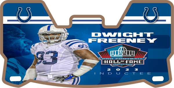 Dwight Freeney Colts Helmet Visors Full Size