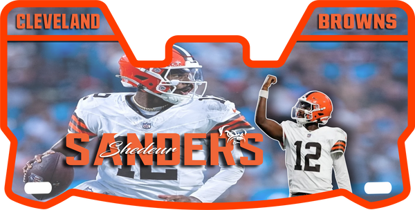 Browns Shedeur Sanders Helmet Visors Full Size