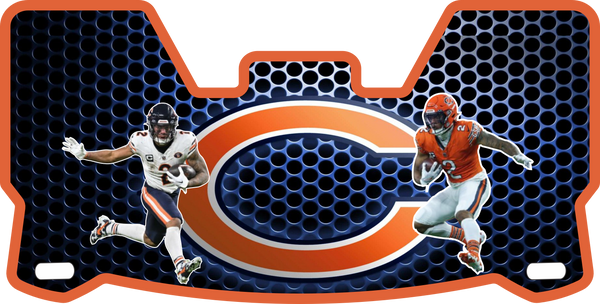 Devin Hester Chicago Bears Helmet Visor Full Size