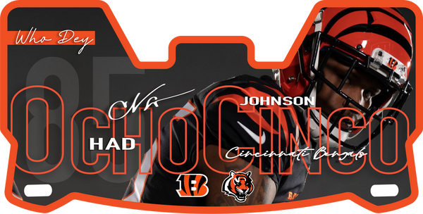 Joe Burrow Bengals Helmet Visor Full Size