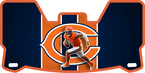 Devin Hester Chicago Bears Helmet Visor Full Size