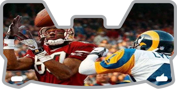 Jerry Rice 49ers Helmet Visors Full Size