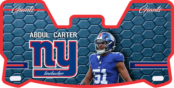 Abdul Carter New York Giants Full Size Helmet Visors