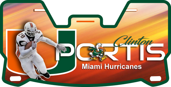Miami Hurricanes Helmet Visors Full Size