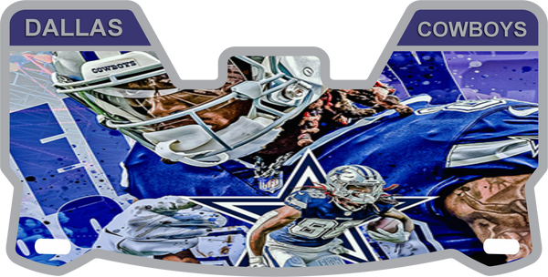 Dallas Cowboys Helmet Visors Full Size