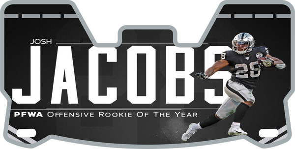 Raiders Josh Jacobs Helmet Visors Full Size