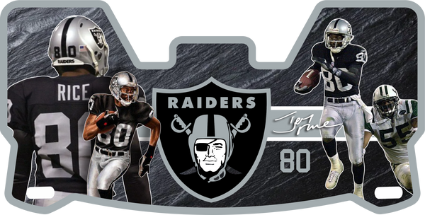 Raiders Jerry Rice Helmet Visors Full Size