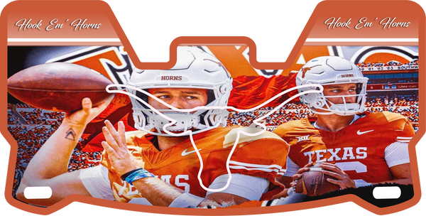 Texas Longhorns Helmet Visors Full Size