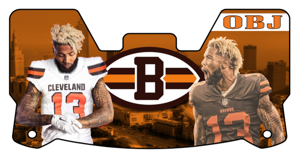 Browns Players Helmet Visors Full Size