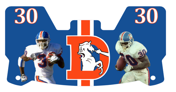 Terrell Davis Broncos Helmet Visors Full Size