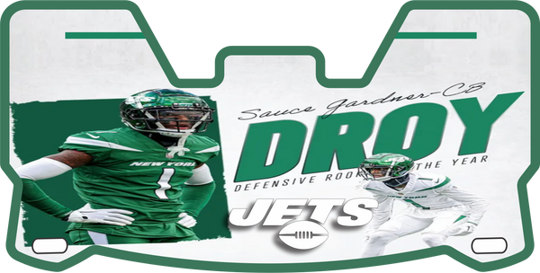 Sauce Gardner Jets Helmet Visors Full Size