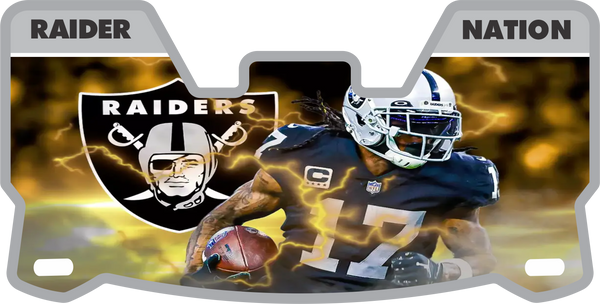 Raiders Former Players Helmet Visors Full Size - 2