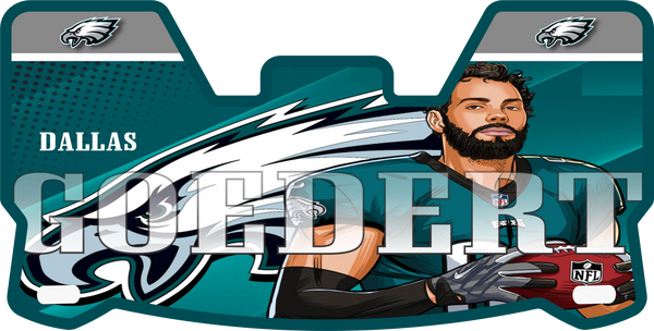 Eagles Current Players Helmet Visors Full Size