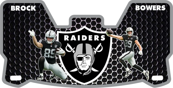 Raiders Players Helmet Visors Full Size