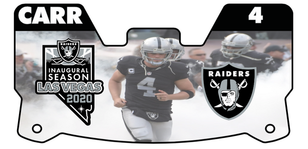 Raiders Former Players Helmet Visors Full Size - 2