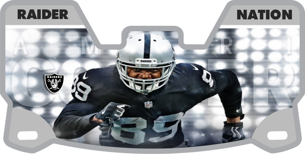 Raiders Former Players Helmet Visors Full Size - 2