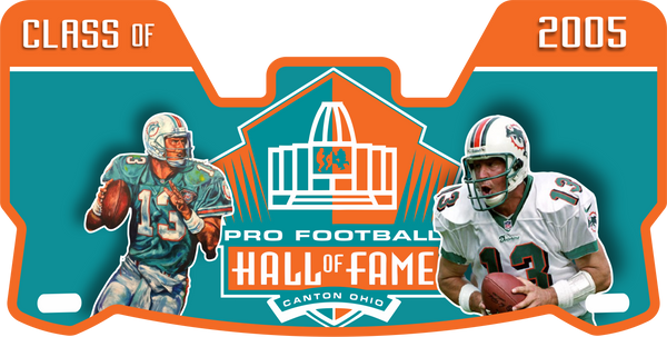 Miami Dolphins Dan Marino Helmet Visors Full Size