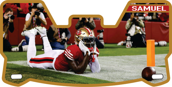 Alex Smith 49ers Helmet Visors Full Size