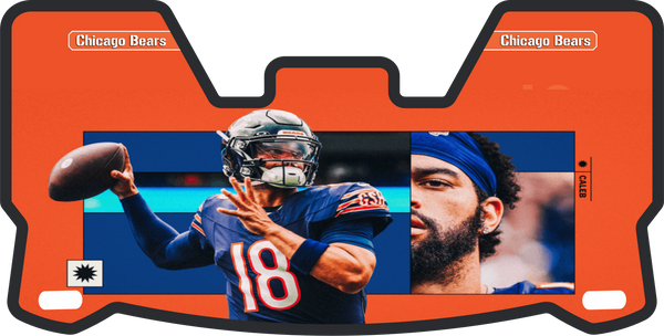 Caleb Williams Chicago Bears Helmet Visor Full Size