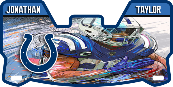 Jonathan Taylor Colts Helmet Visors Full Size