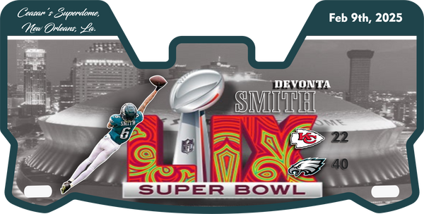 Eagles Current Players Helmet Visors Full Size