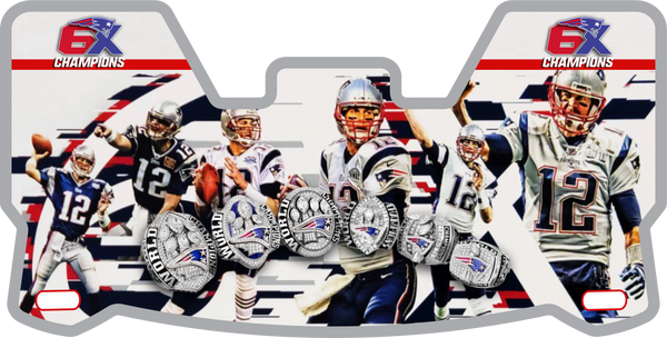 Tom Brady Helmet Visors Full Size