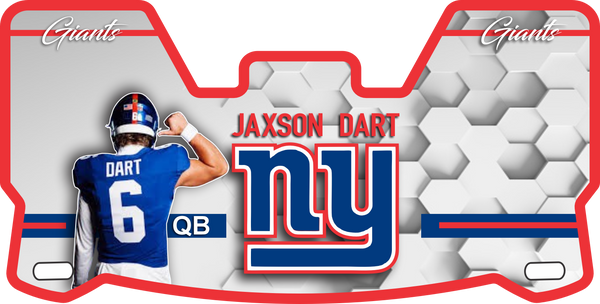 Jackson Dart New York Giants Full Size Helmet Visors