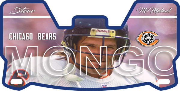 Chicago Bears Former Players Helmet Visor Full Size