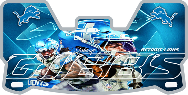 Jamar Gibbs Lions Helmet Visors Full Size