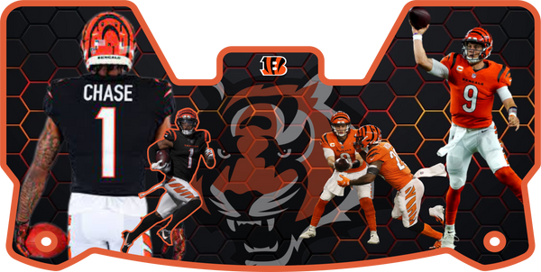 Joe Burrow Bengals Helmet Visor Full Size
