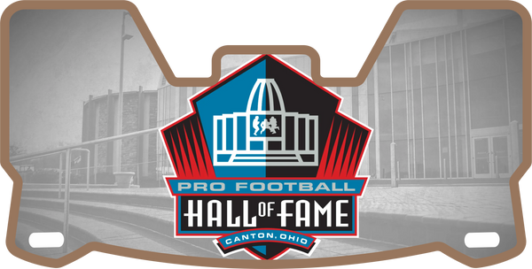 Hall of Fame Helmet Visor Full Size