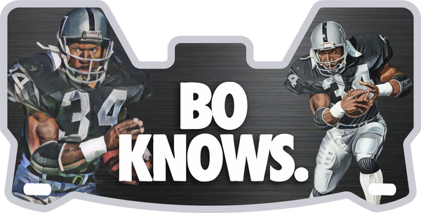 Raiders Bo Jackson Helmet Visors Full Size