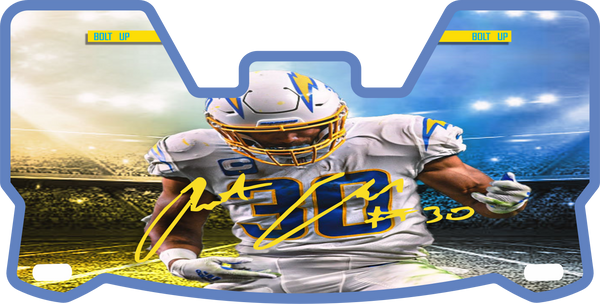 Chargers Helmet Visors Full Size (Copy)