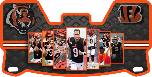 Joe Burrow Bengals Helmet Visor Full Size