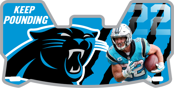 Panthers Helmet Visors Full Size