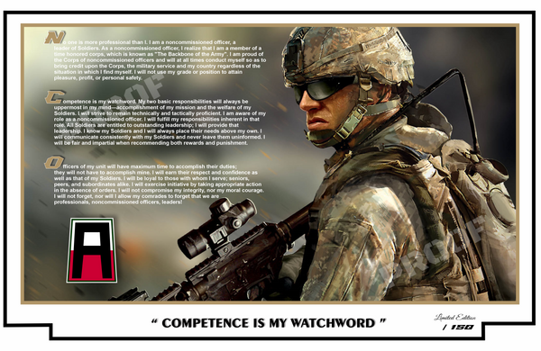 NCO Creed - 1st Army