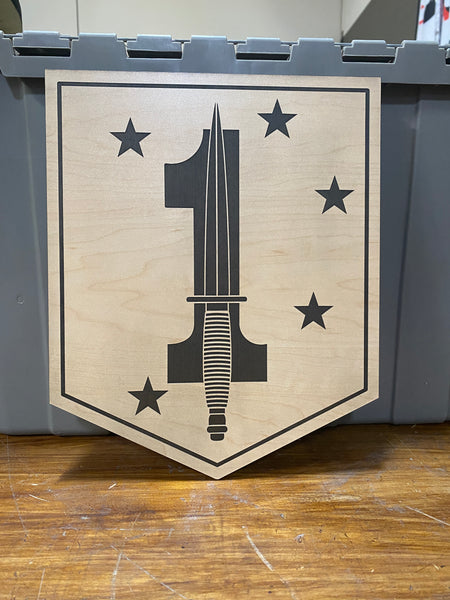 MARSOC 1st Battalion Wall Plaque