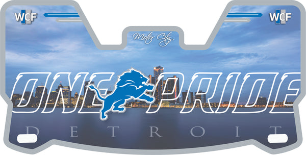 Detroit Lions Helmet Visors Full Size