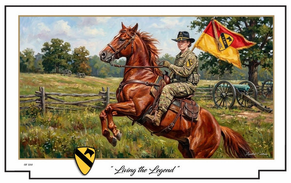 1st Cavalry Division - Living the Legend - Design 2