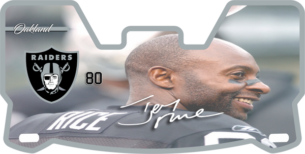 Raiders Jerry Rice Helmet Visors Full Size