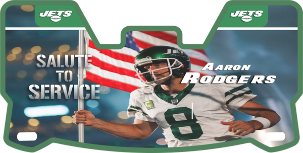 Aaron Rodgers Jets Helmet Visors Full Size