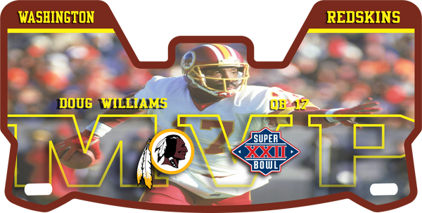 Redskins Doug Williams Helmet Visors Full Size