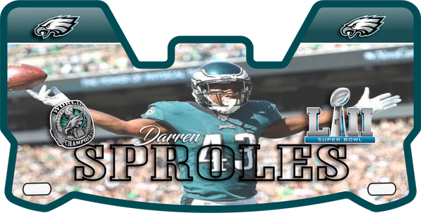 Eagles Former Players Helmet Visors Full Size