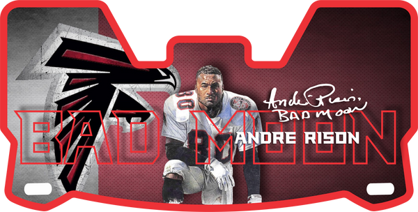 Atlanta Falcons Andre Rison Helmet Visors Full Size