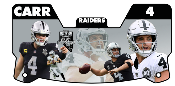 Raiders Former Players Helmet Visors Full Size - 2