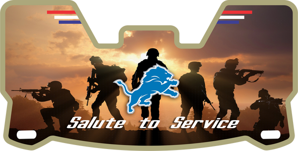 Detroit Lions Helmet Visors Full Size